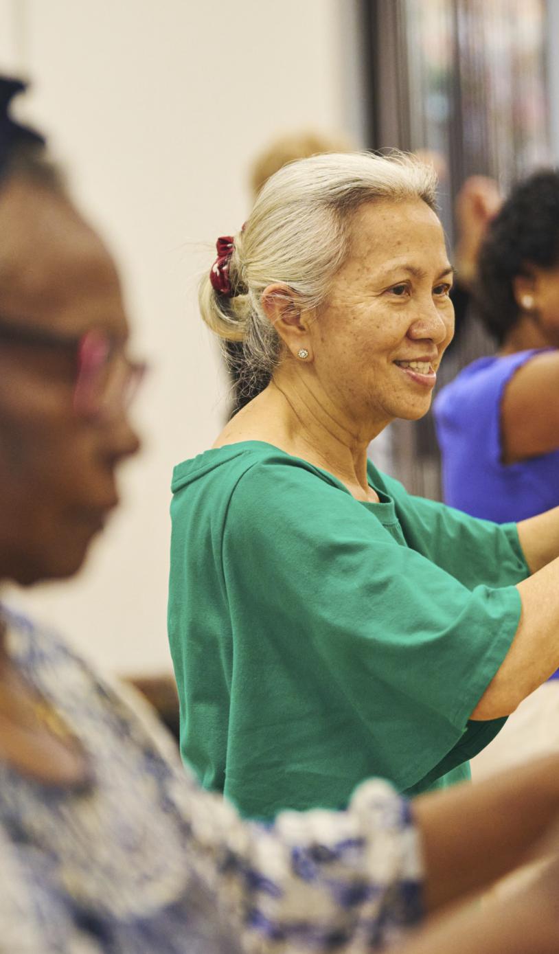 A zumba class at Abbey Community Centre in London