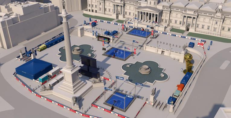 Artist impression of how the tournament will look