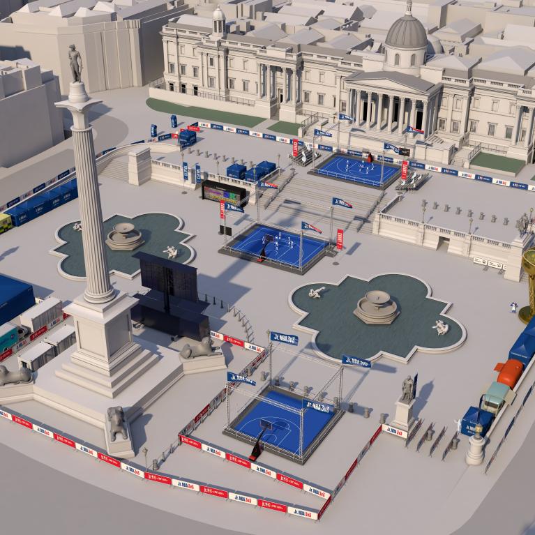 Artist impression of how the tournament will look