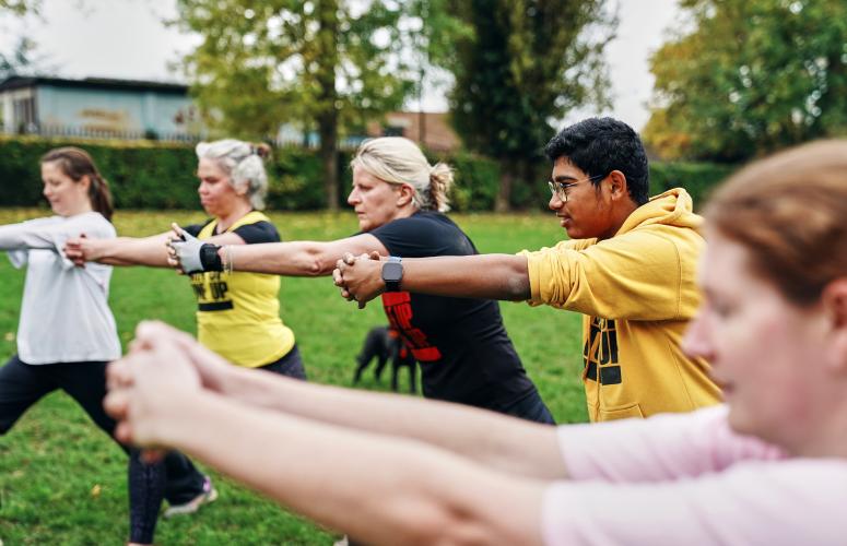 Our Parks fitness session